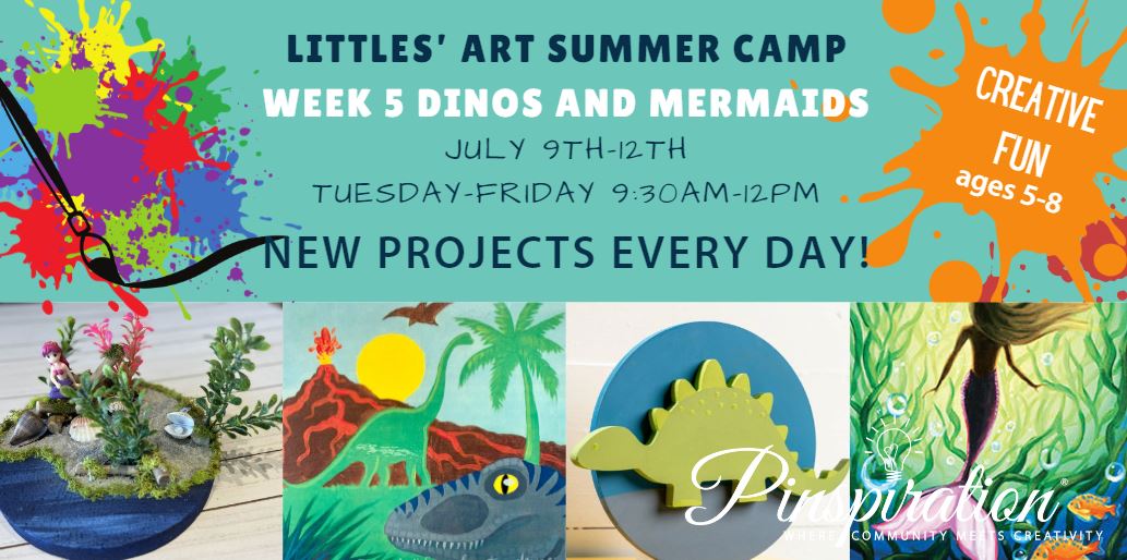 Little Makers Summer Camp Week 5 : Dinos and Mermaids